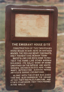 The Emigrant House Site